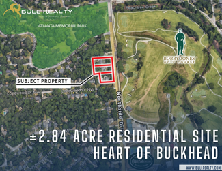 Plus de détails pour ±2.84 Acre Residential Site | Buckhead – Terrain à vendre, Atlanta, GA